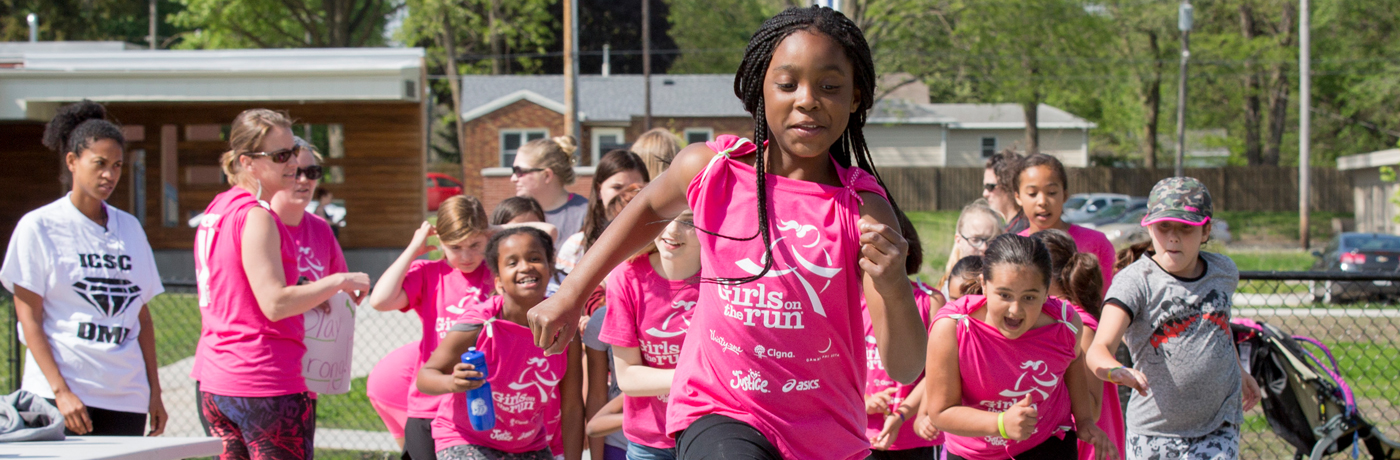 Moore Elementary School Girls On the Run Race Runners
